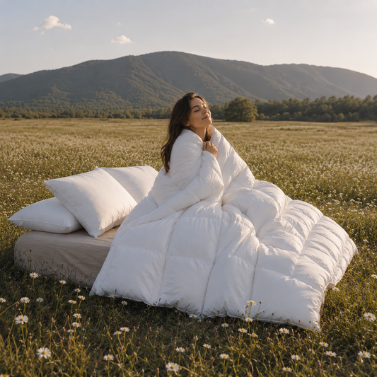 Overcloud® Ultra Lightweight Cooling Down Comforter-95%Down