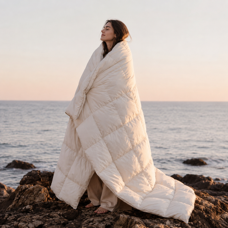 Overcloud® Ultra Lightweight Cooling Down Comforter-95%Down